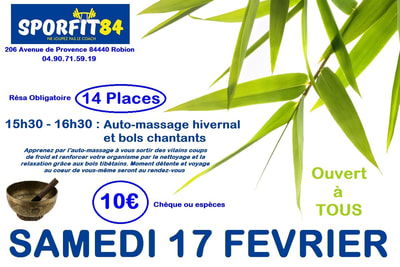 Club de sport vers Cavaillon : journée massage 